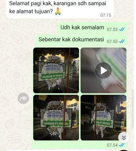 Pengiriman Papan Bunga Selamat Tapen Pituruh